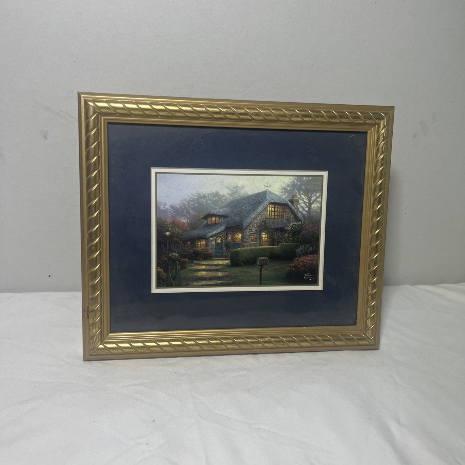 Lilac Cottage by Thomas Kinkade 8 x 10 Print With COA & Frame