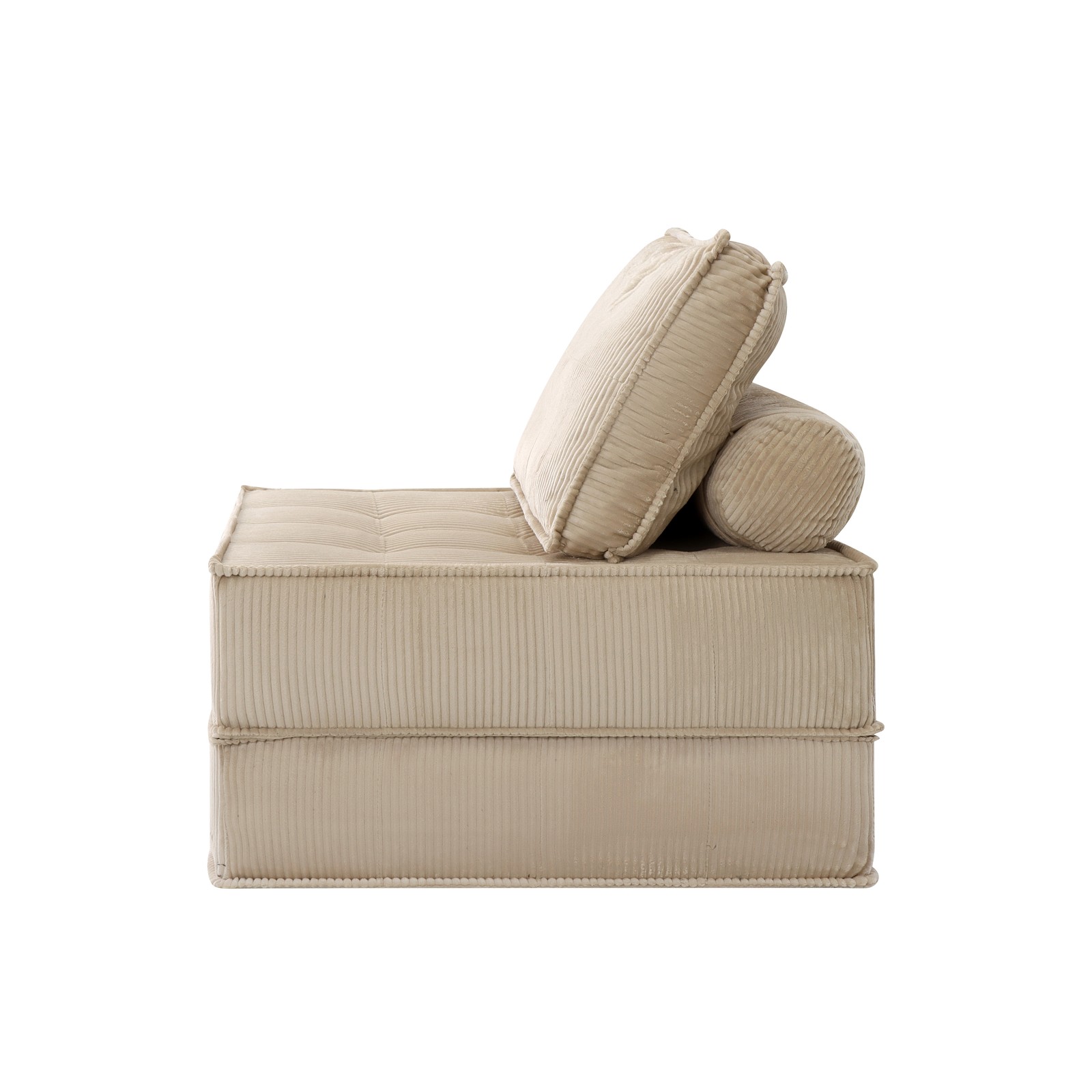 66.9 inch modular sofa, single seater, double-layer multi-combination, skin-frie
