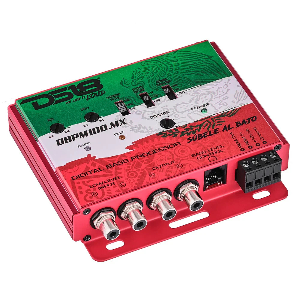 DS18 Digital Bass Processor 2-Channel Preamp Input Output Epicenter DBPM100.MX