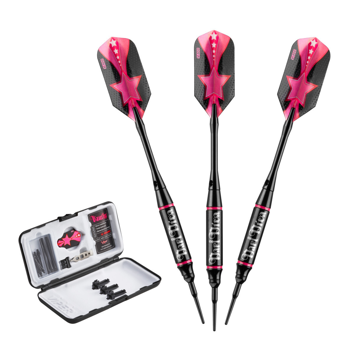 Viper Dart Diva Soft Tip Darts - Dartboard Game Accessory - 16 Grams