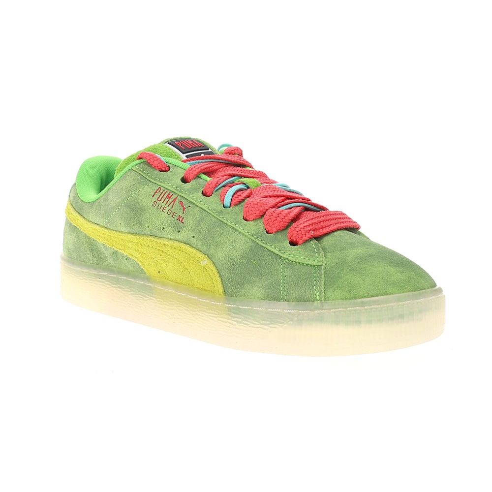PUMA Suede Xl Ghostbusters Slimer Lace Up Mens Green Sneakers Casual Shoes 3996