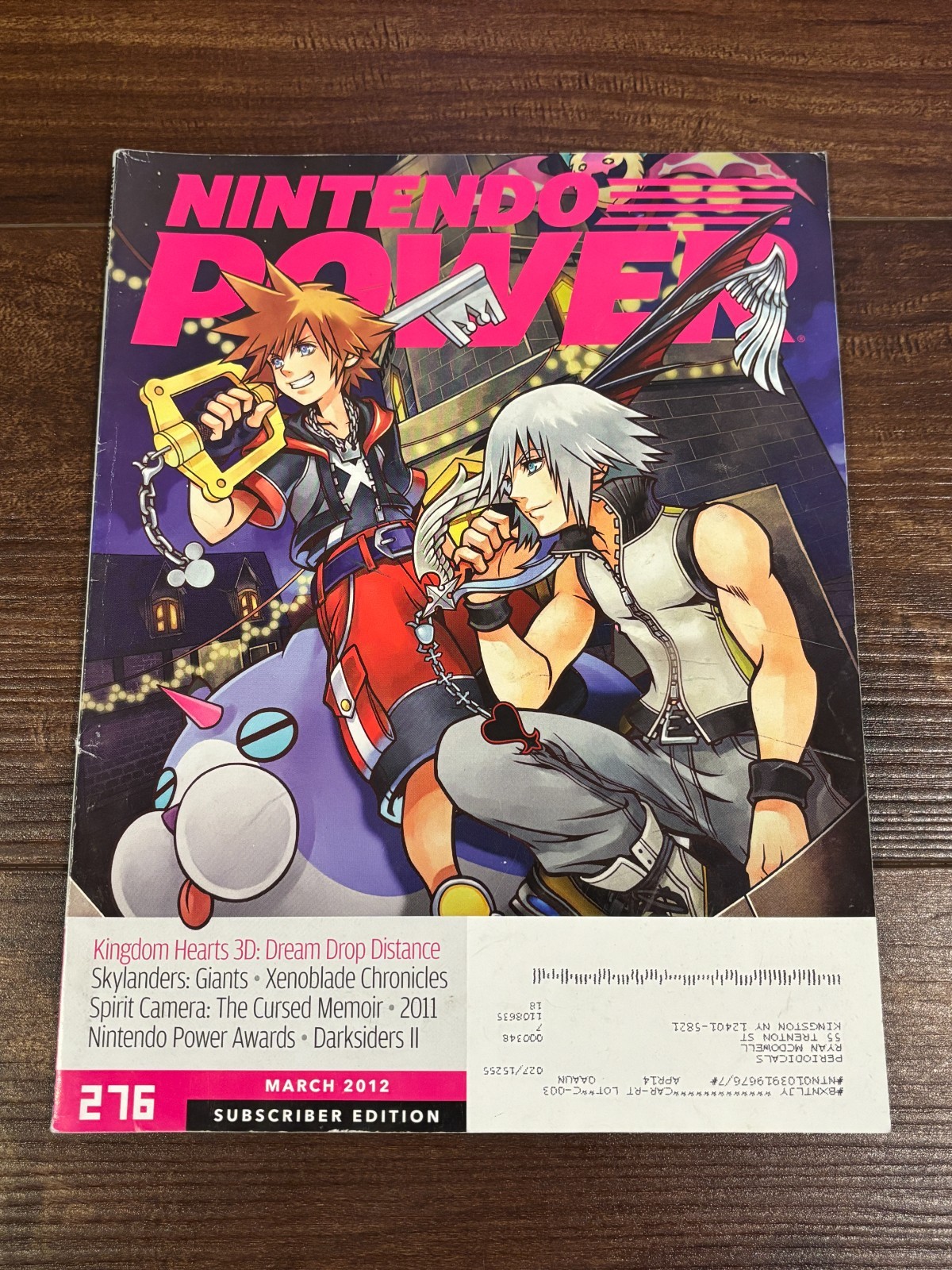 Nintendo Power Magazine Volume 276 March 2012 Kingdom Hearts 3D