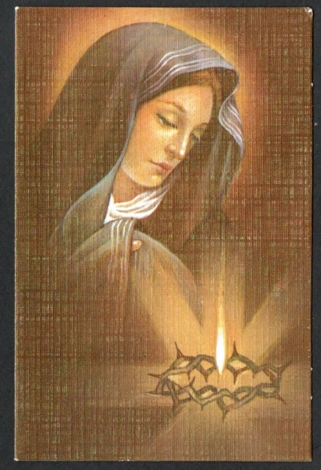 Holy card de la Virgin Dolorosa santino image pieuses estampa