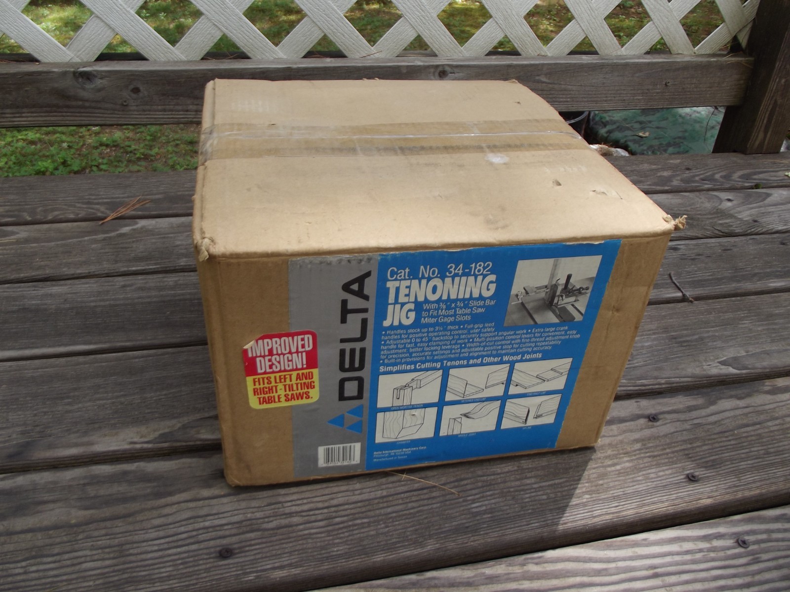 Delta Tenoning Jig 34-182 for Table Saw in Box  NOS Unused, NEW