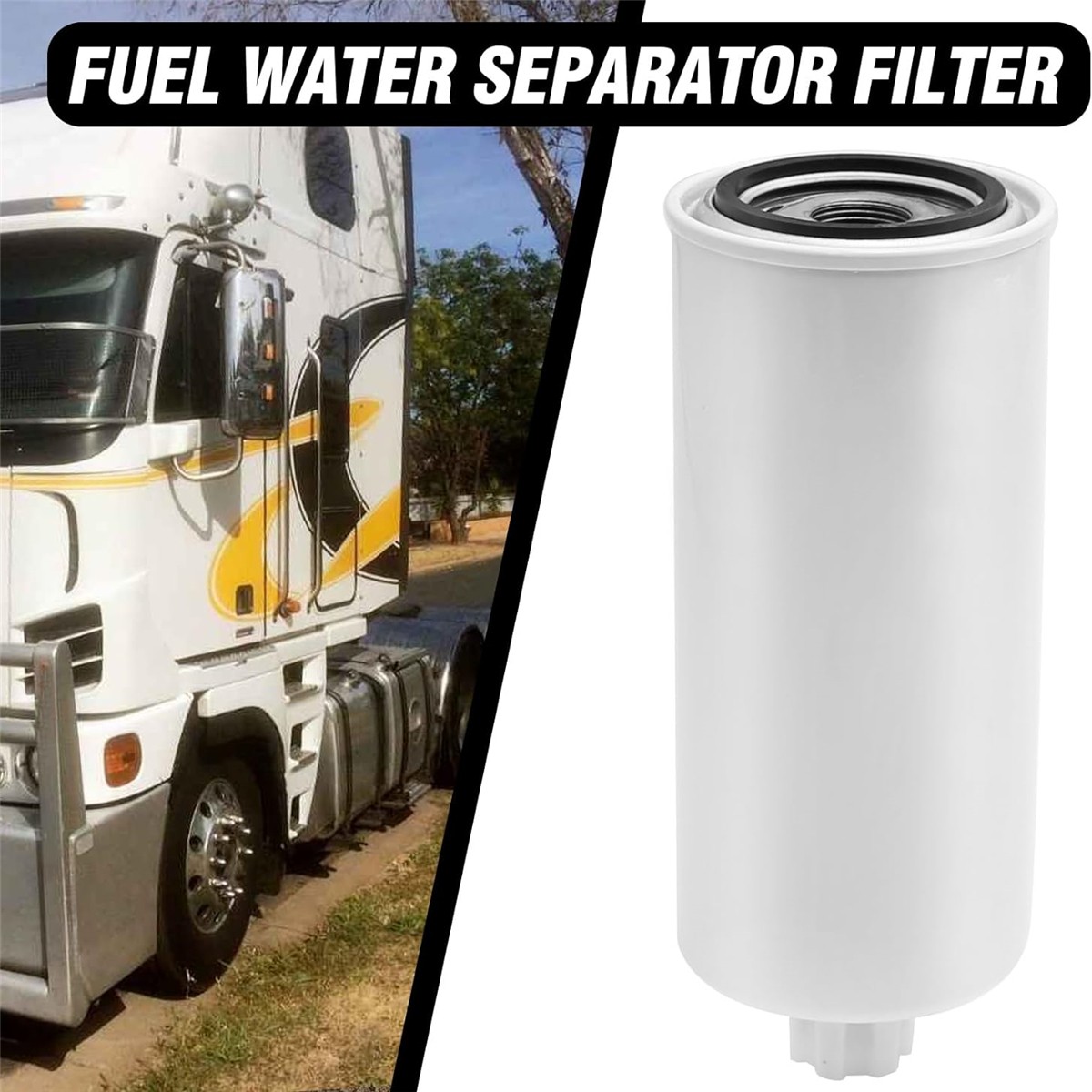 2 PACK FS1000 Fuel Water Separator Filter Fits: Freightliner Kenworth Peterbilt