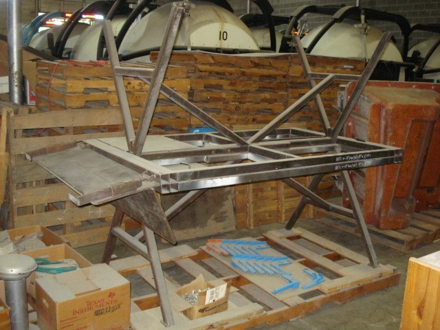 HD WELDING TABLE for Jig/Fixture with OPEN top 94L x 47W x 34T with flip up end