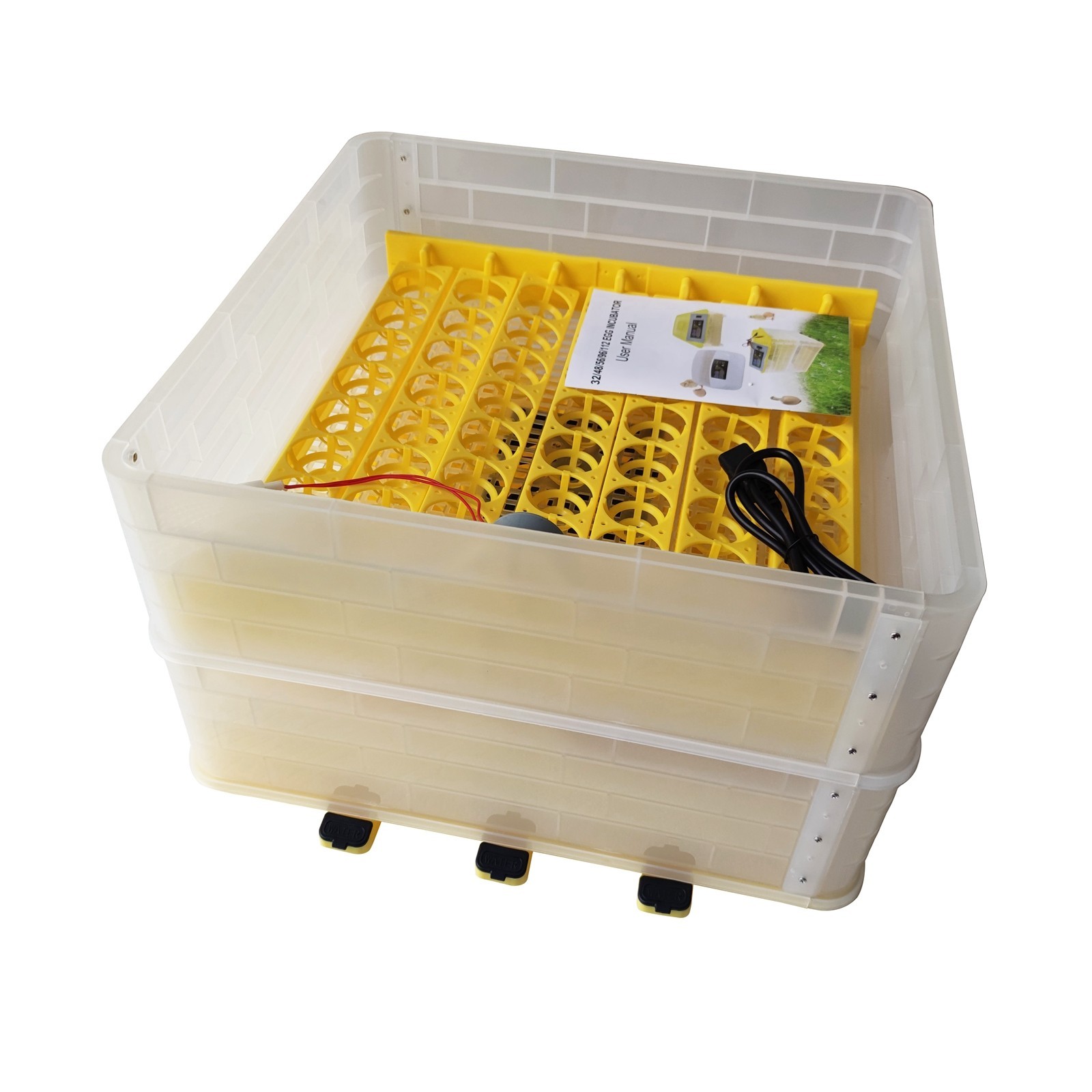 112 Eggs Automatic Poultry Incubator 2 Layer Small-Scale Poultry Hatching 110V