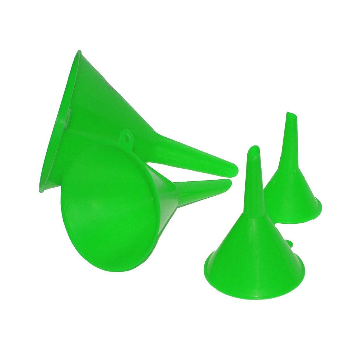 Grip On Tools 4 Piece Plastic Funnel Set - 16030