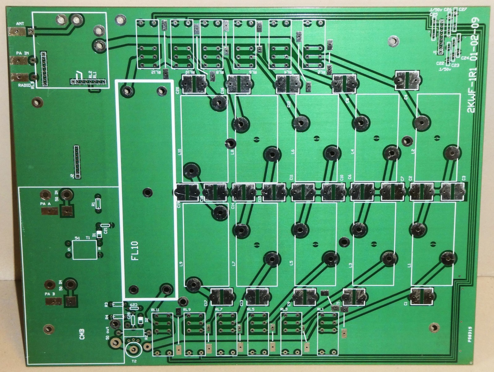 ALS1300 Low pass filter HF circuit board