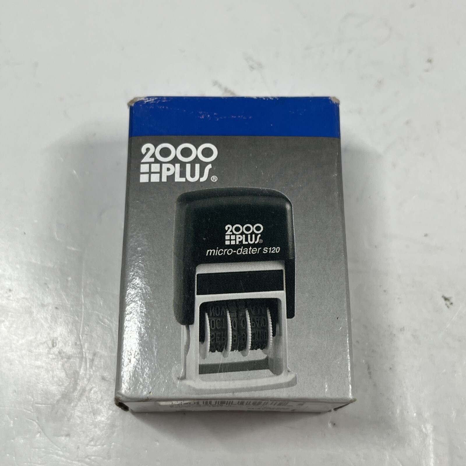 MaxMark Micro Dater 2000 Plus Self Inking Date Stamp - Black