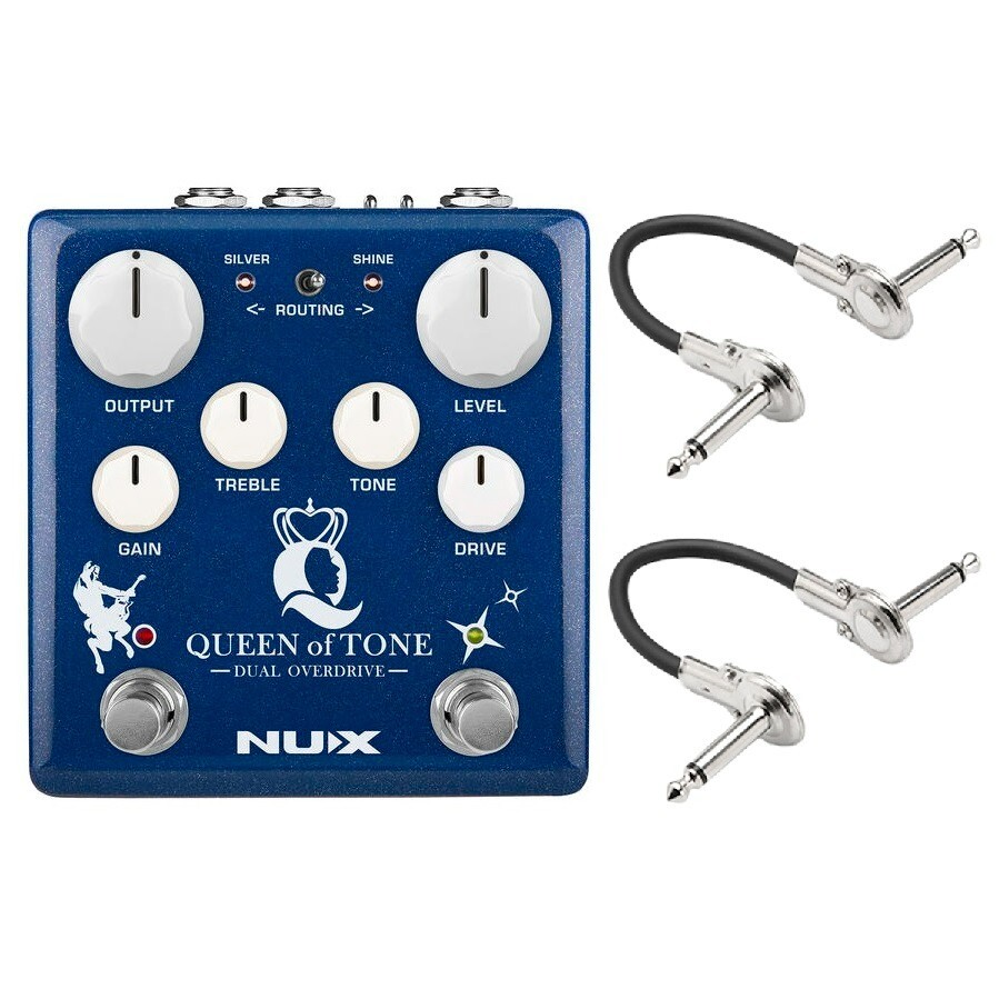 New NUX NDO-6 Queen of Tone Dual Overdrive Guitar Effects Pedal