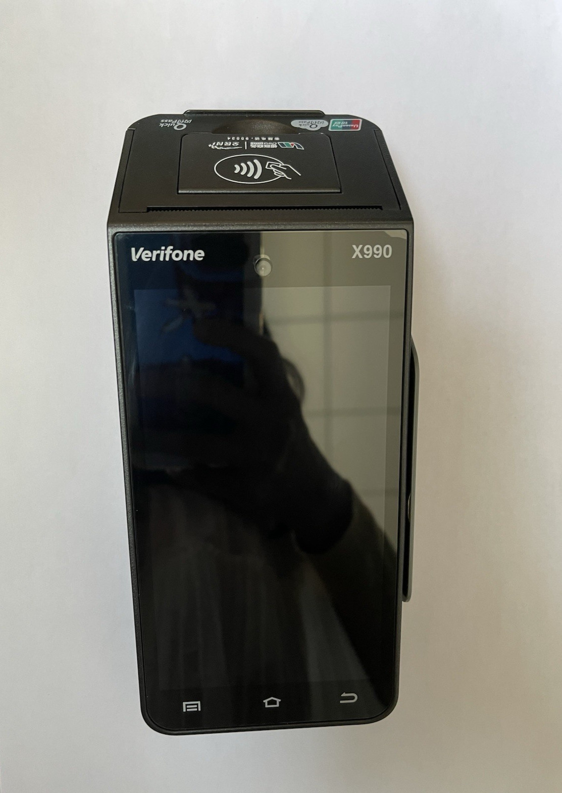 Verifone X990 4G/WIFI/BT used pos machine terminal credit card terminal lock