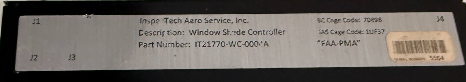 Window Shade Controller IT21770-WC-0004A w/ Yellow Tag