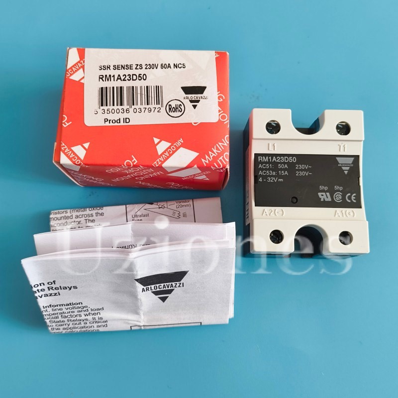 1PCS Replace For Carlo Gavazzi RM1A23D50 Solid State Relay 3-32V SinglePhase 50A