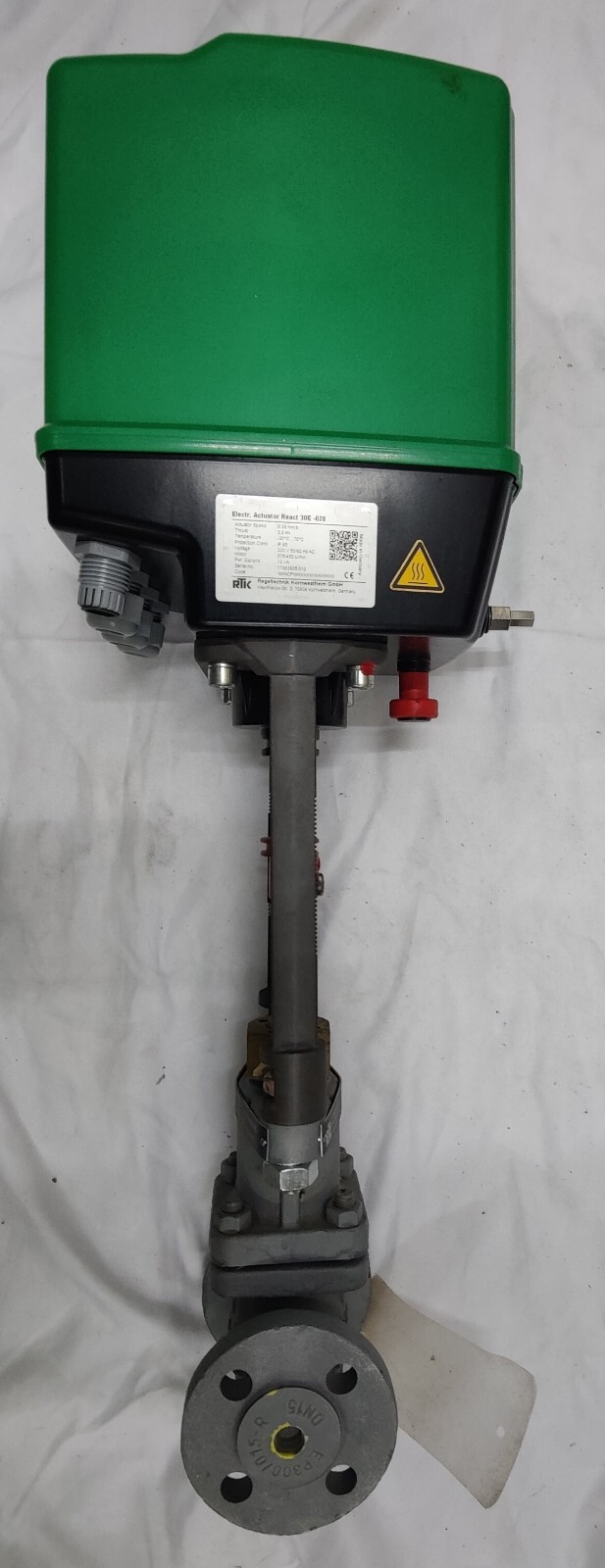 RTK Electric Actuator REact 30E -028 WITH MV 5211 REflex 2-way control valve