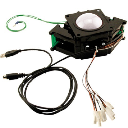 HAPP 3" USB or PS2 TRACKBALL ARCADE  MULTICADE Golden Tee MAME PICK YOUR COLOR!