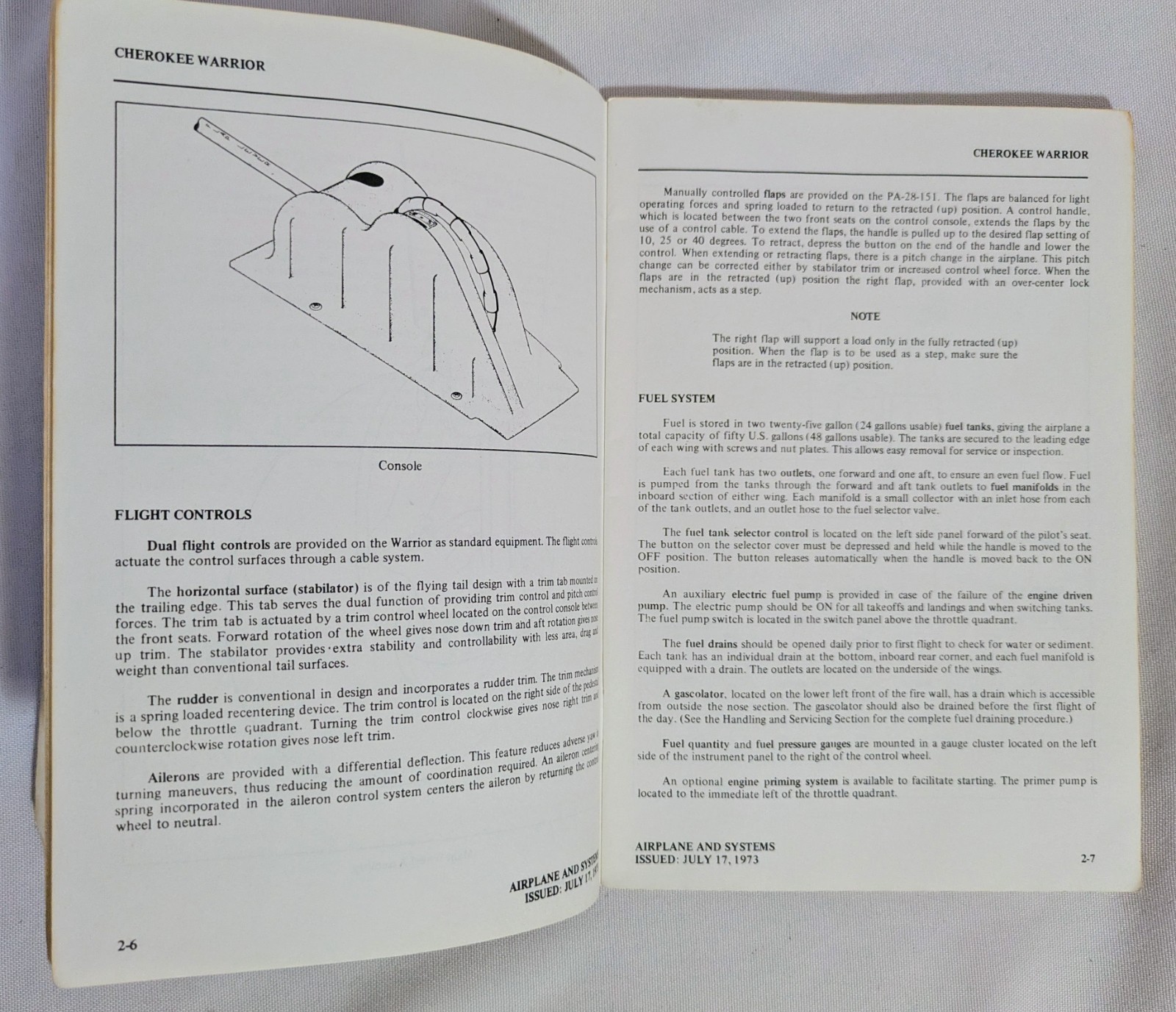 CHEROKEE WARRIOR HANDBOOK CLASSROOM GUIDE AIRPLANE AIRCRAFT AVIATION