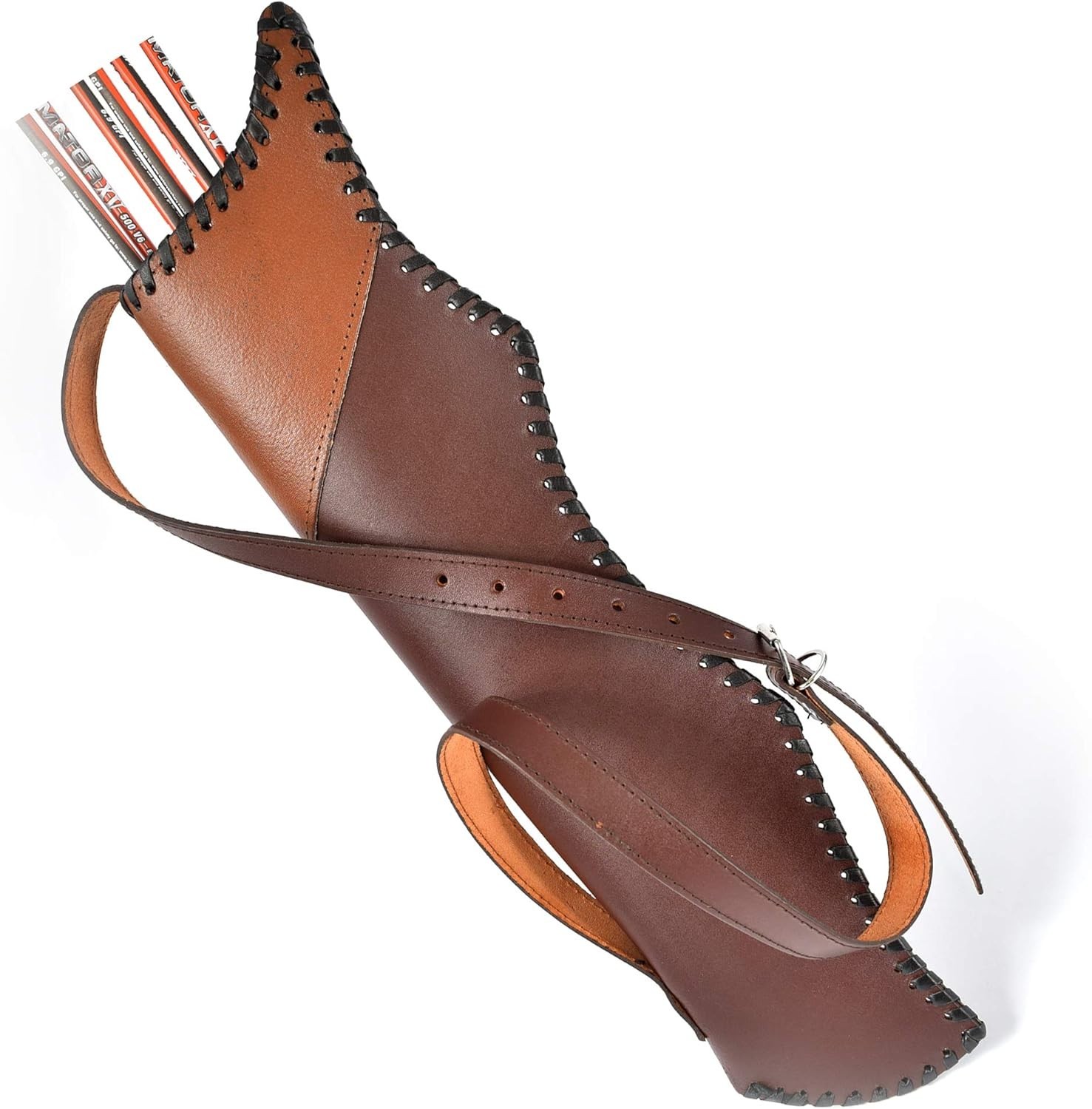 UNIVERSE ARCHERY Back Arrow Quiver | Genuine Leather Arrow Holder AMA-UA-K-116