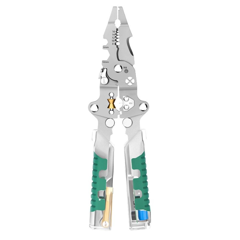 1PC Multi-Functional Wire Stripper Scissors With Electrical Tes t