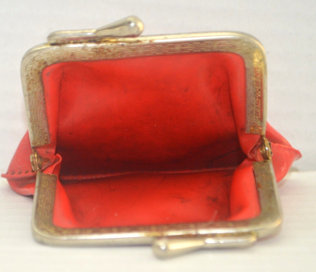Vintage Blondie Red Change Purse