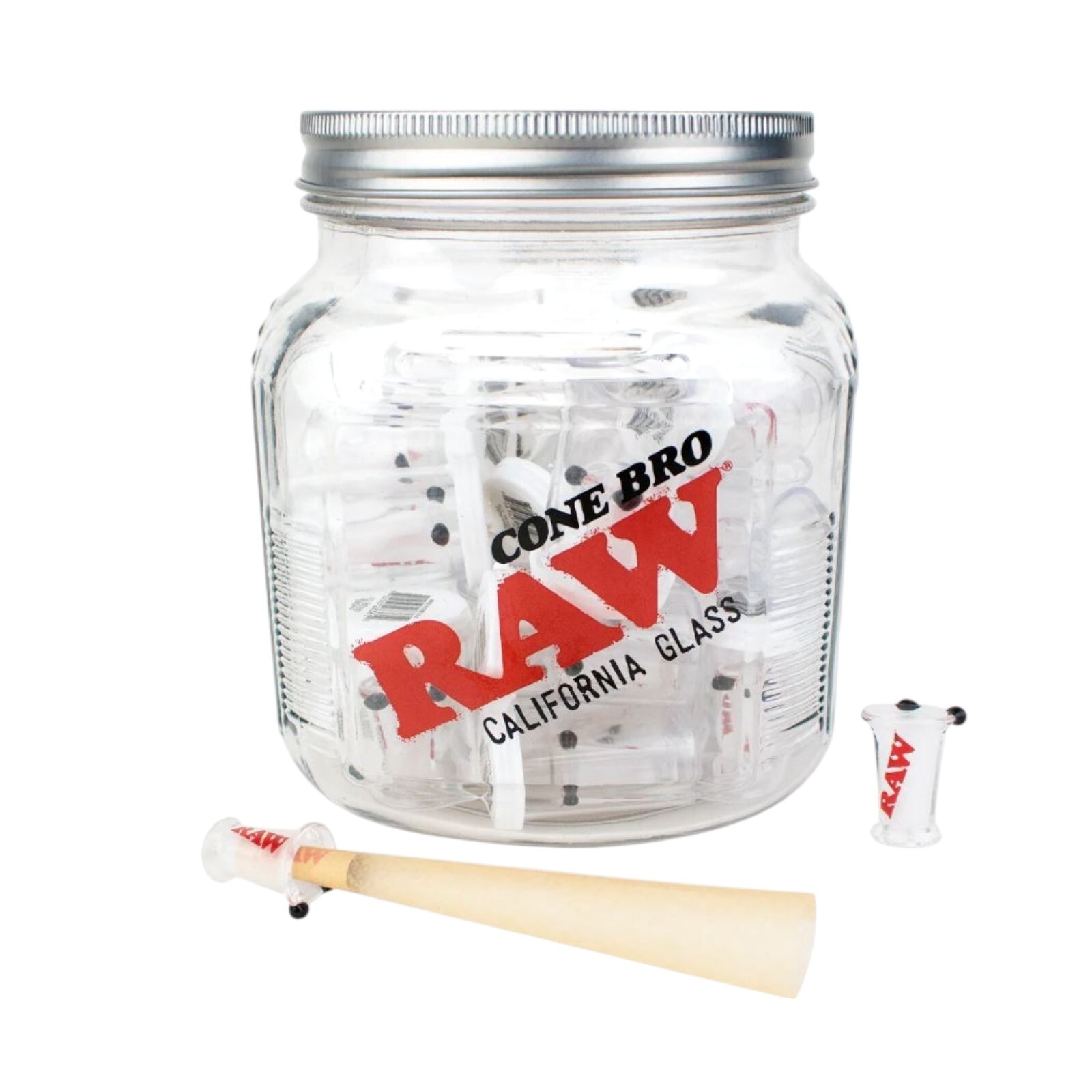 2 Pack RAW Cone Bro Glass Tip – External Fit for Pre-Rolled Cones & Hand Rolls