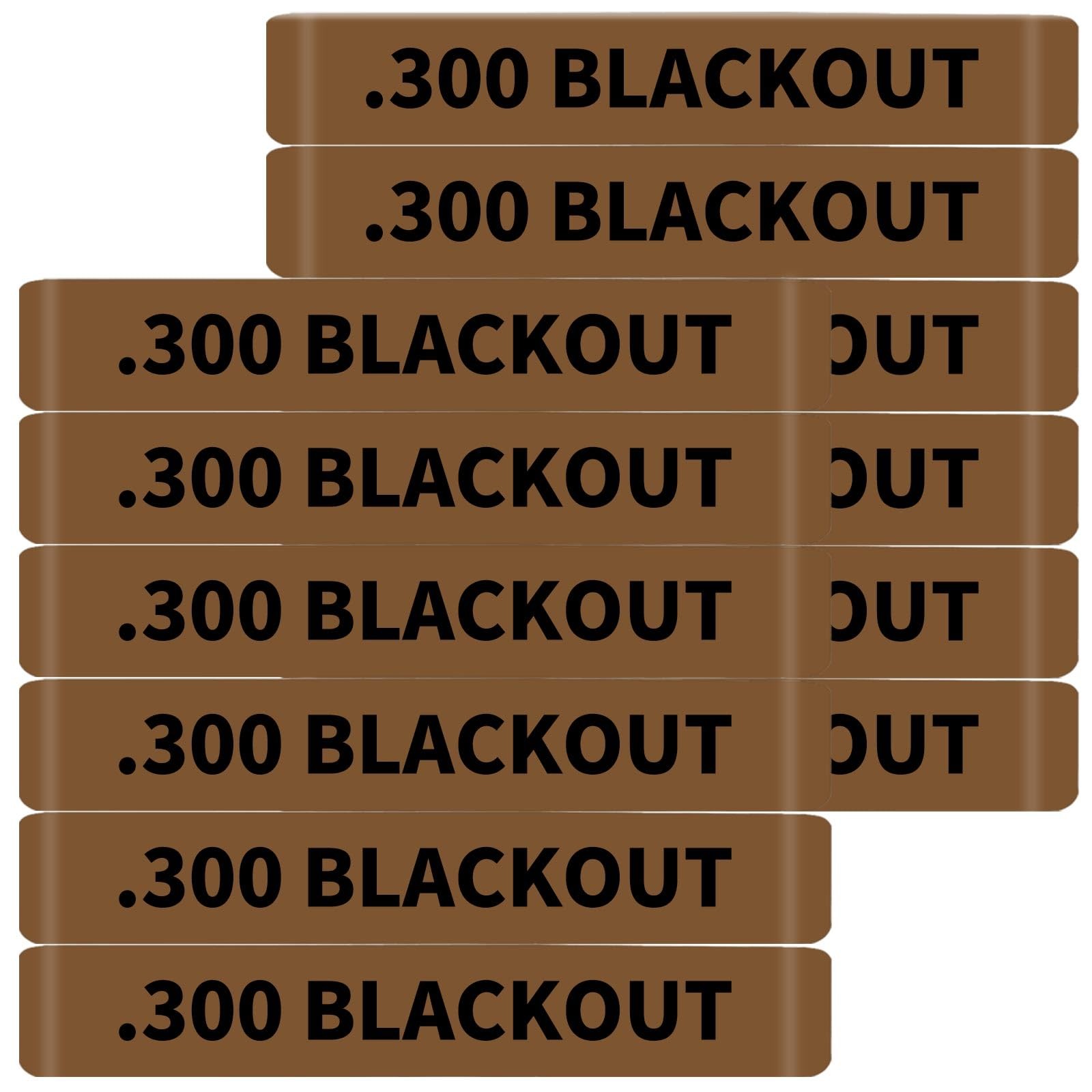 12 Pack Miaozhun .300 Blackout Magazine Marking Bands 300 Coyote Brown-12pack