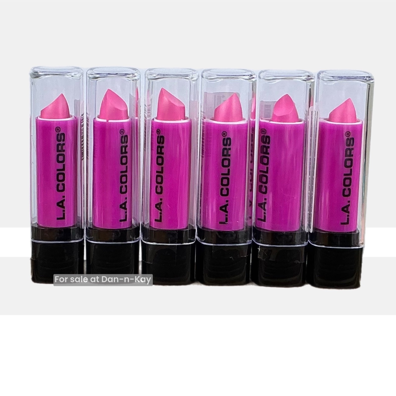 L. A. Colors ~ Lipstick ~ Pink Parfait  ~ Lot of 6 New & Sealed