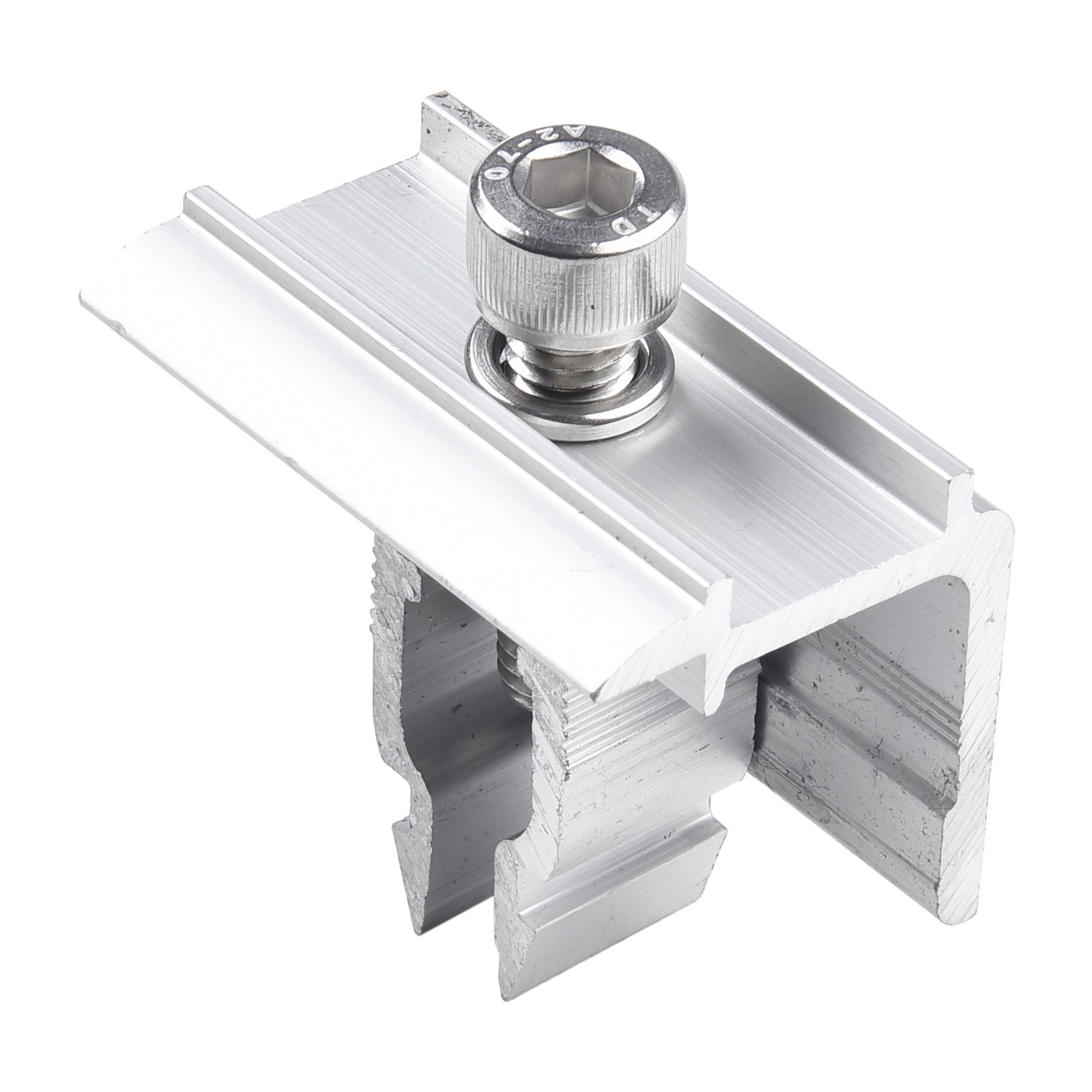 Lightweight Solar Panel End Clamp for RVs Compatible with 30 to 50mm Frames