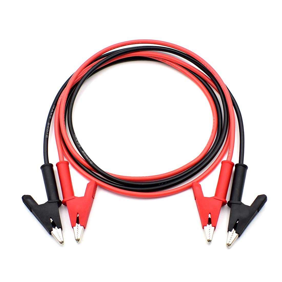 14 Gauge Jumper Wires Alligator Clips to Alligator Clip Heavy Duty Silicone