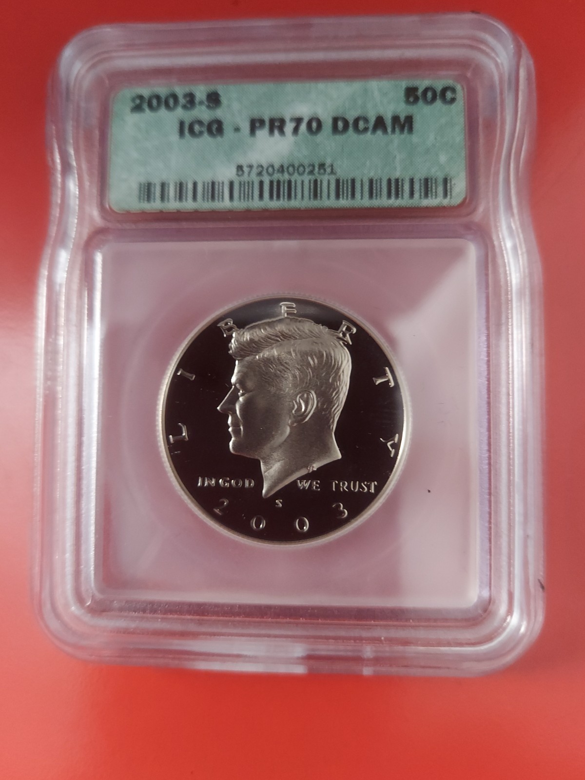 2003-S Mint Proof Set IGC PR70DCAM