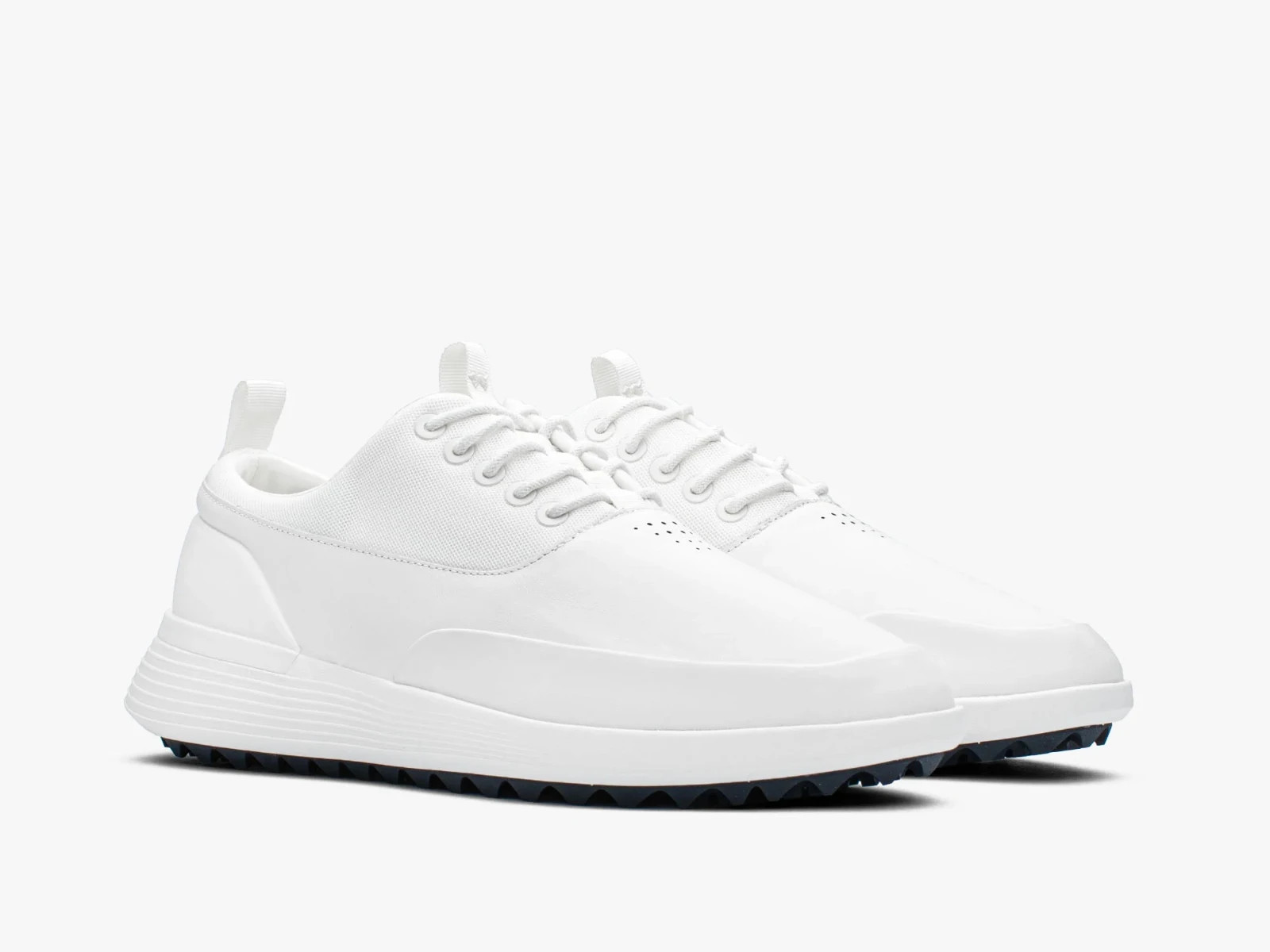Wolf & Shepherd Crossover Sneaker Mens US 12.5 White Leather Golf Shoes HAWK1682