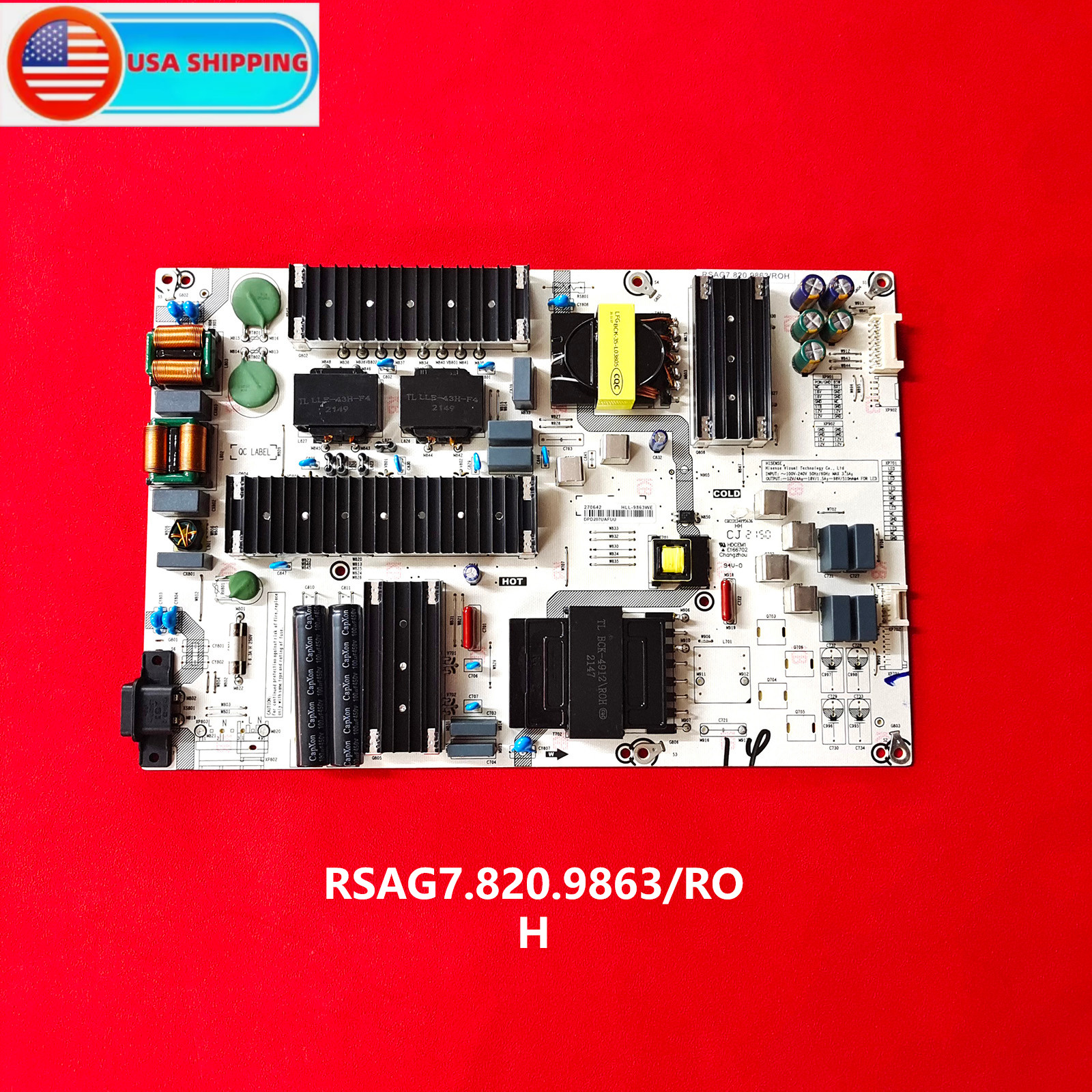HISENSE 75H6570G POWER SUPPLY RSAG7.820.9863/R0H