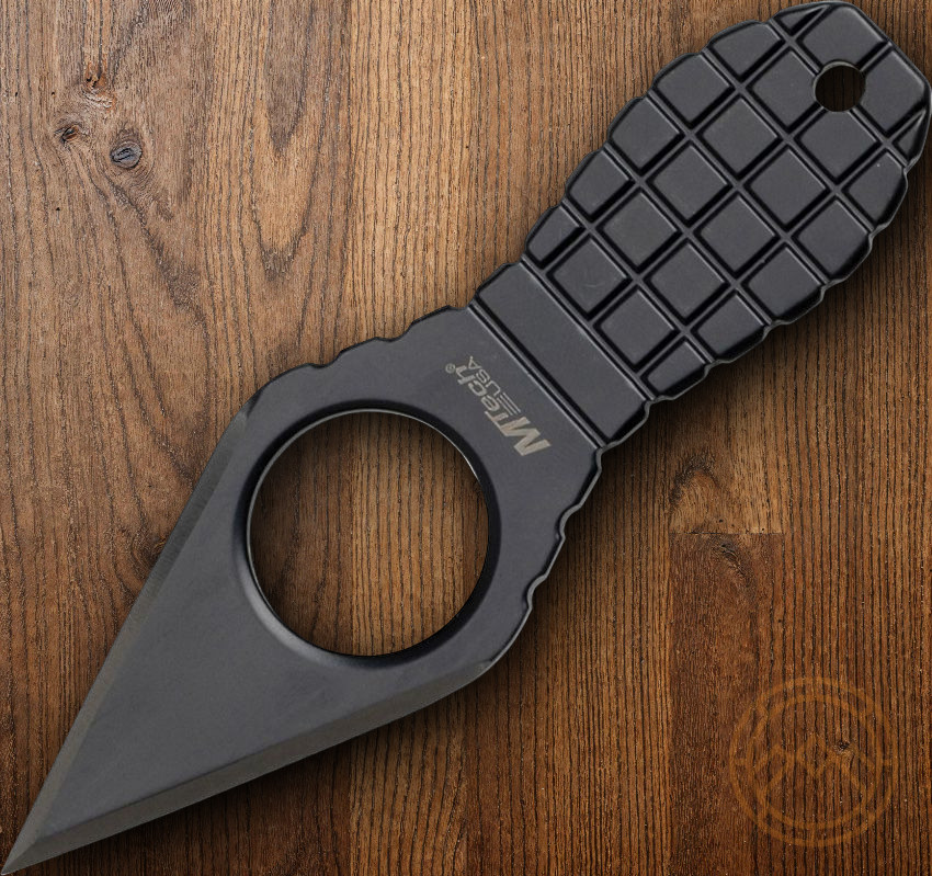 MTech Fixed Knife 2.25" Full Tang Double Edge Blade Stainless Steel Construction