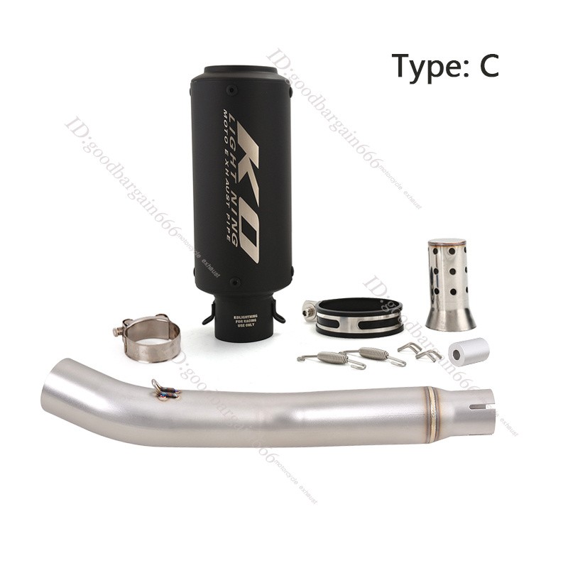 For Honda CBR250R 2011-2016 Exhaust Tips Motorcycle Mid Muffler Pipe DB Killer
