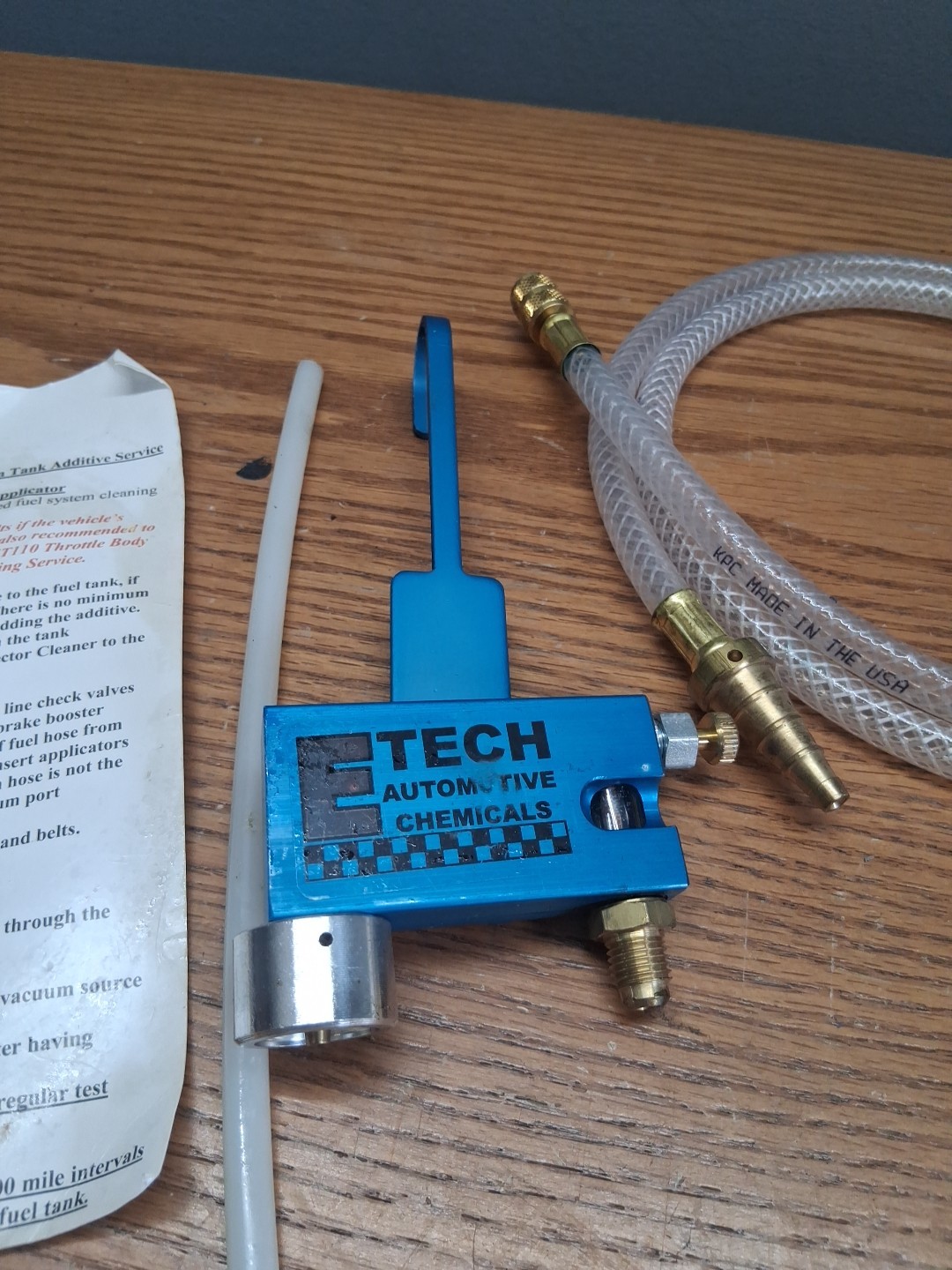 E Tech   ET1425   Fuel Induction Cleaning Tool System...