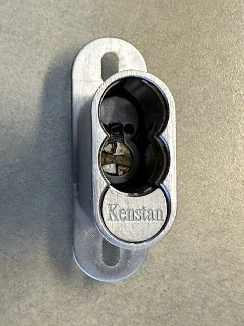 Through Bolt Mount Sliding Door Plunger Lock For SFIC Core (KEY RETAINING)