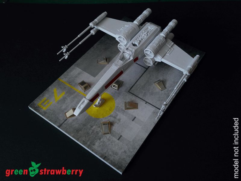 Green Strawberry Star Wars Hangar Deck 02 Display Pad