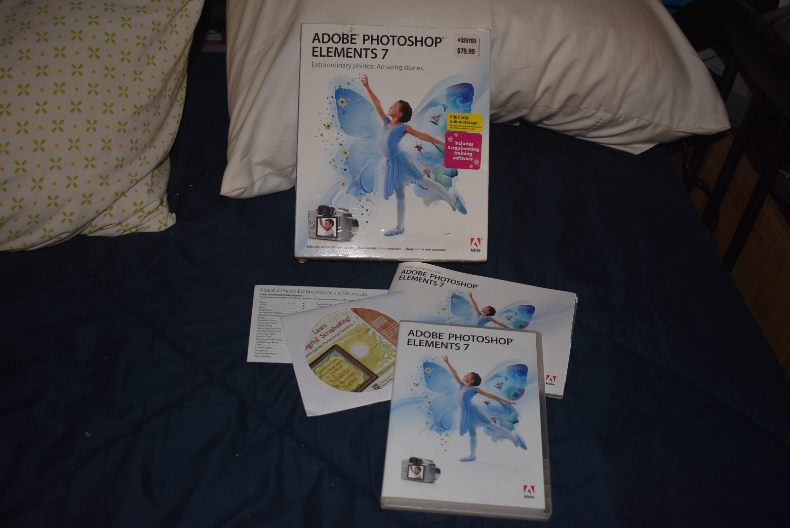 Adobe Photoshop Elements 7 Photo Editing Software Costco Edition w/Scrapbooking