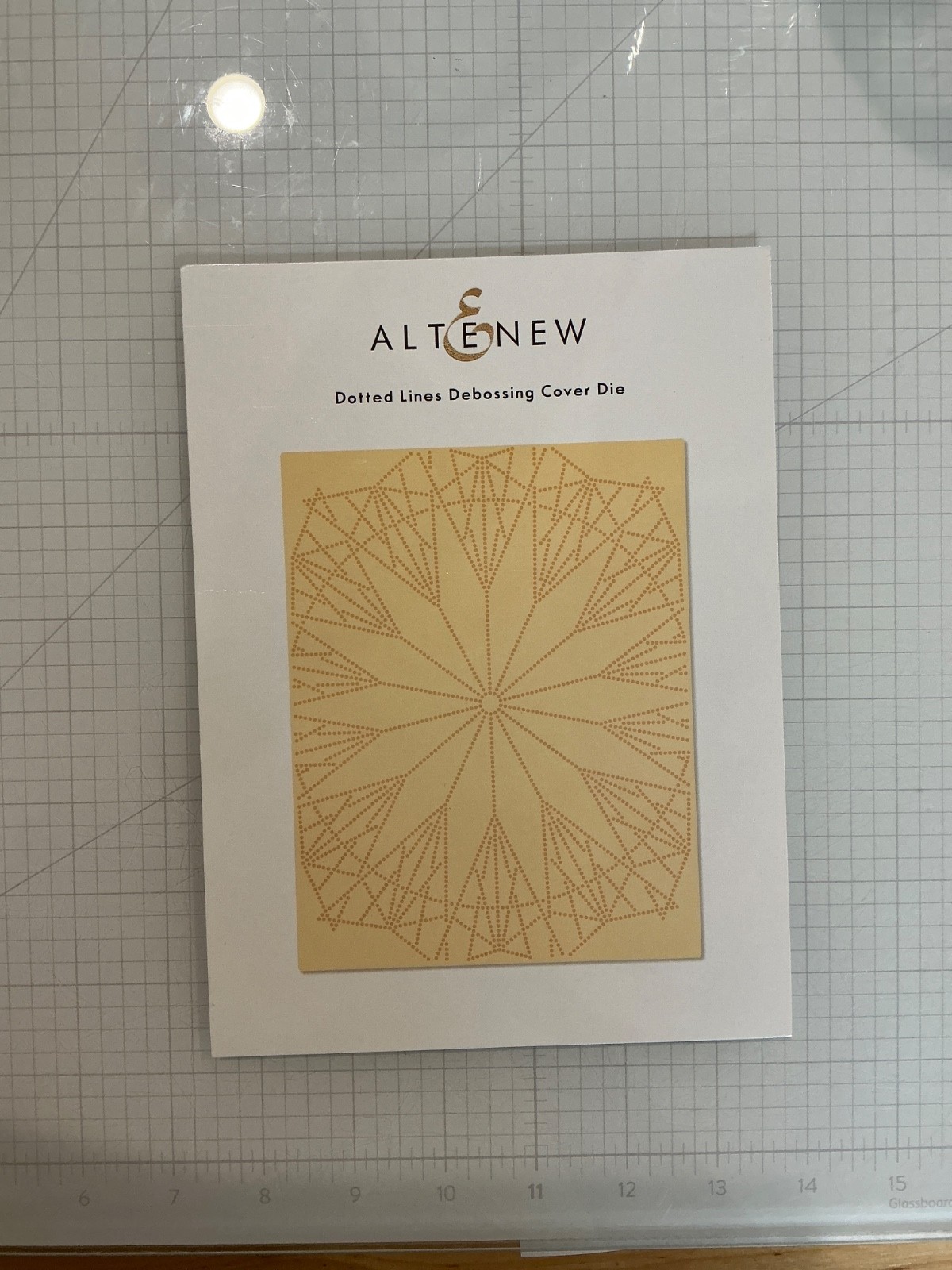 Altenew Dotted Lines Debossing Cover Die, #ALT4702
