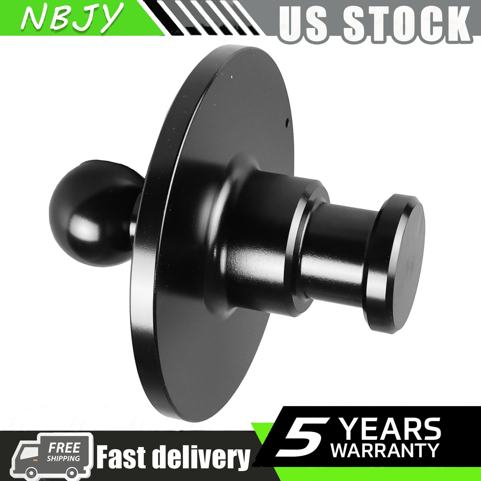 New Semi-trailer & Trucks Kingpin To Gooseneck Ball Adapter W/ Fifth Wheel Plate