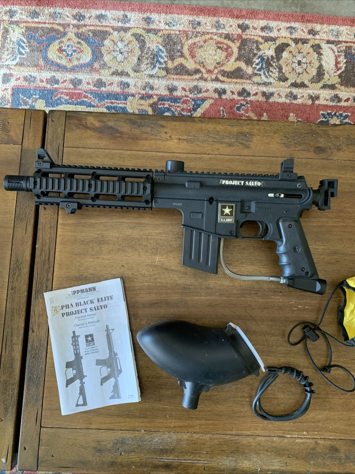 Tippmann US Army Alpha Elite Paintball Marker - Black