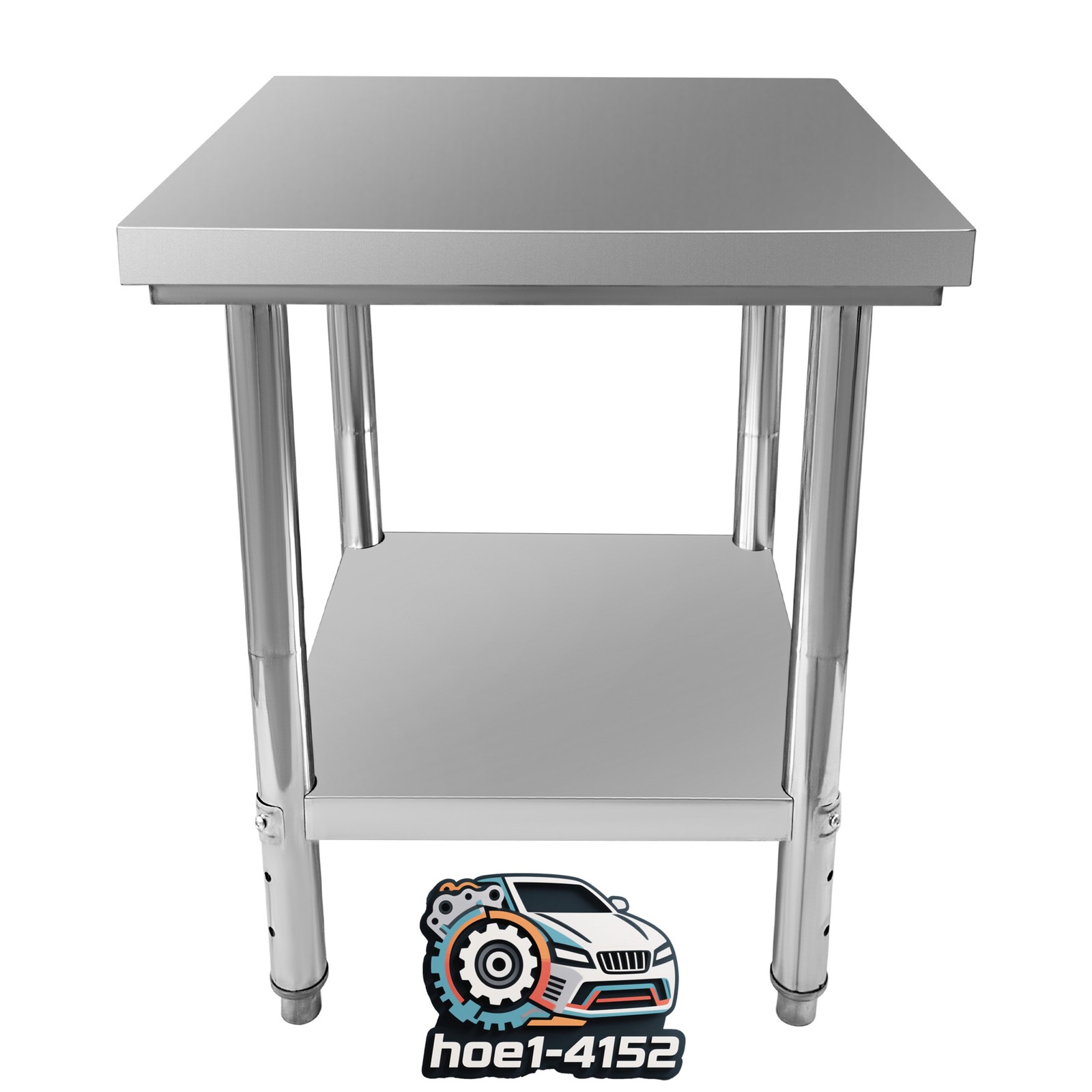 24 x 24 x 32 Inch Stainless Steel Commercial Kitchen Prep & Work Table
