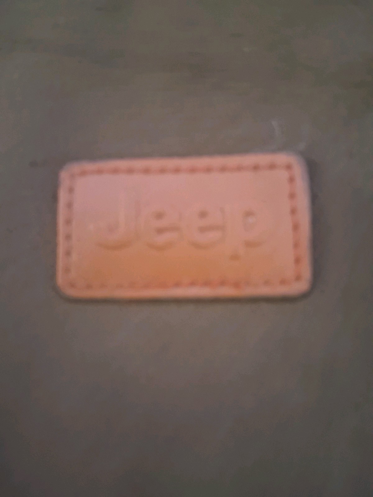 Jeep Owners Manual Canvas Green Holder Pouch No Manual P133