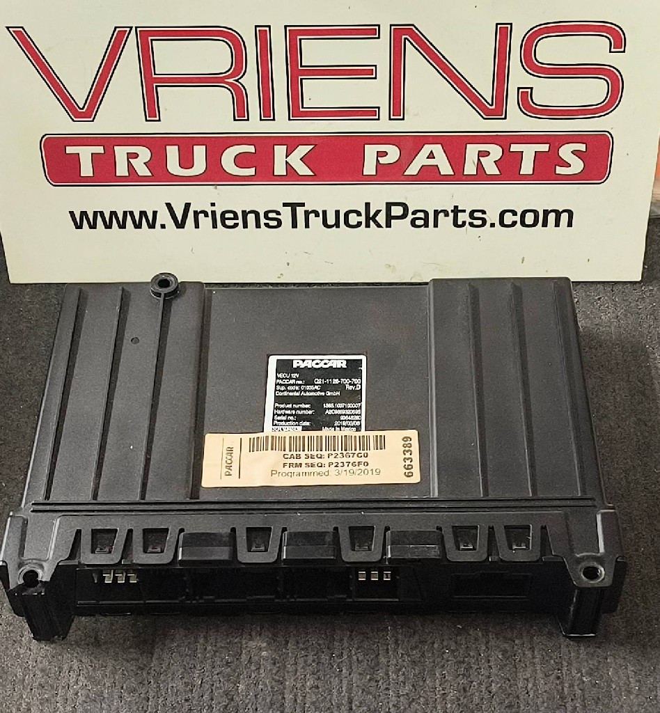 PETERBILT Q21-1126-700-700 VECU 12V CAB CONTROL MODULETHIS PART IS PROGRAMMAB