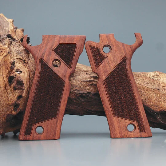 NEW Beretta 92X Performance Grips Set Engraved Turkish Walnut Wood Nice pistol