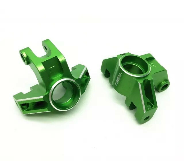 Losi LMT Treal Machined Aluminum Steering Knuckle Set - Green