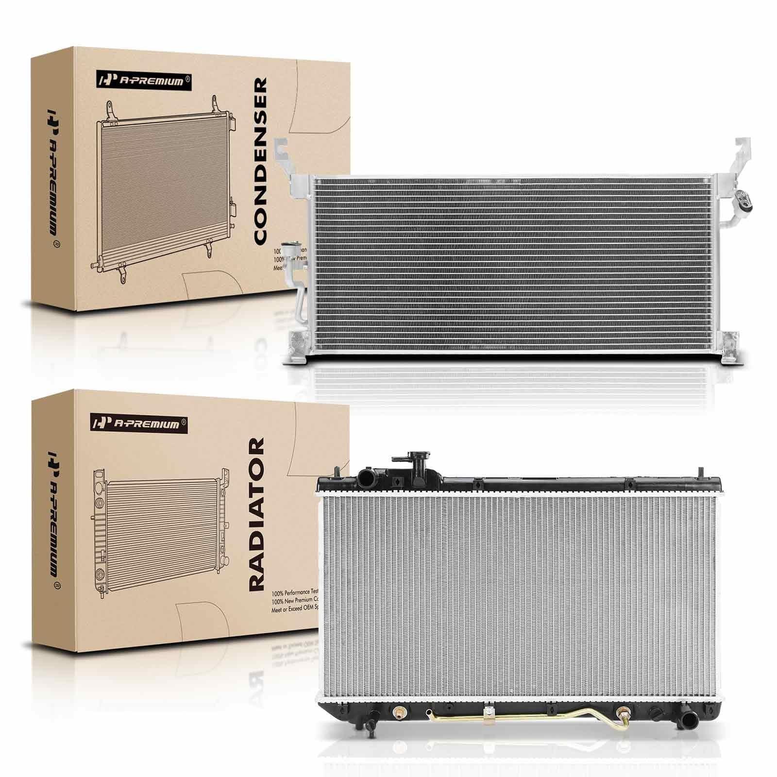 Coolant Radiator & A/C Condenser Cooling Kit Compatible with Toyota