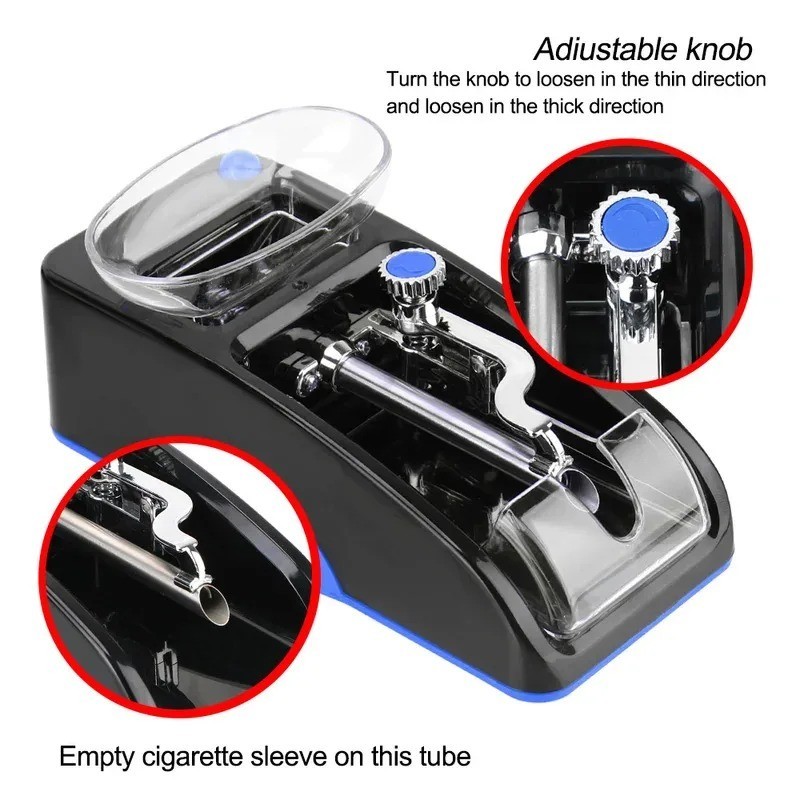 Cigarette Machine Automatic Electric Rolling Roller Tobacco Injector Maker - US