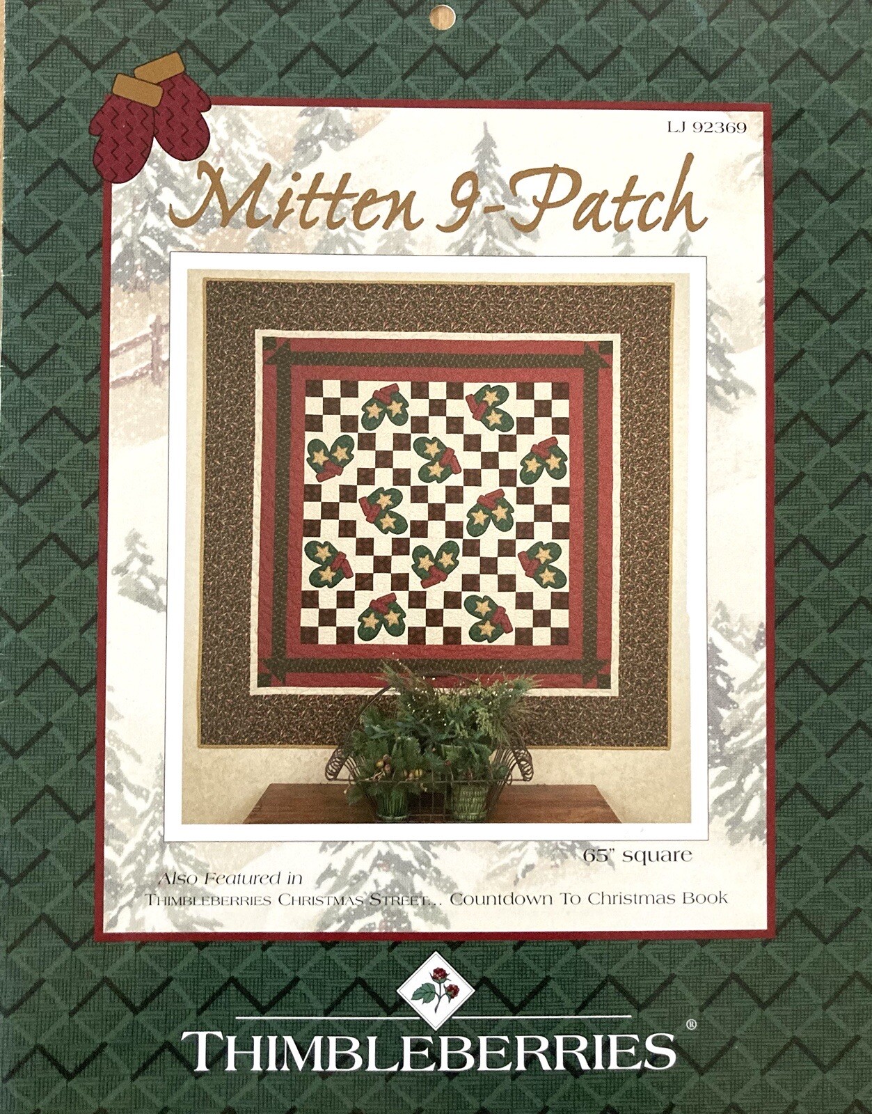 Thimbleberries Mitten 9-Patch 2007 LJ92369