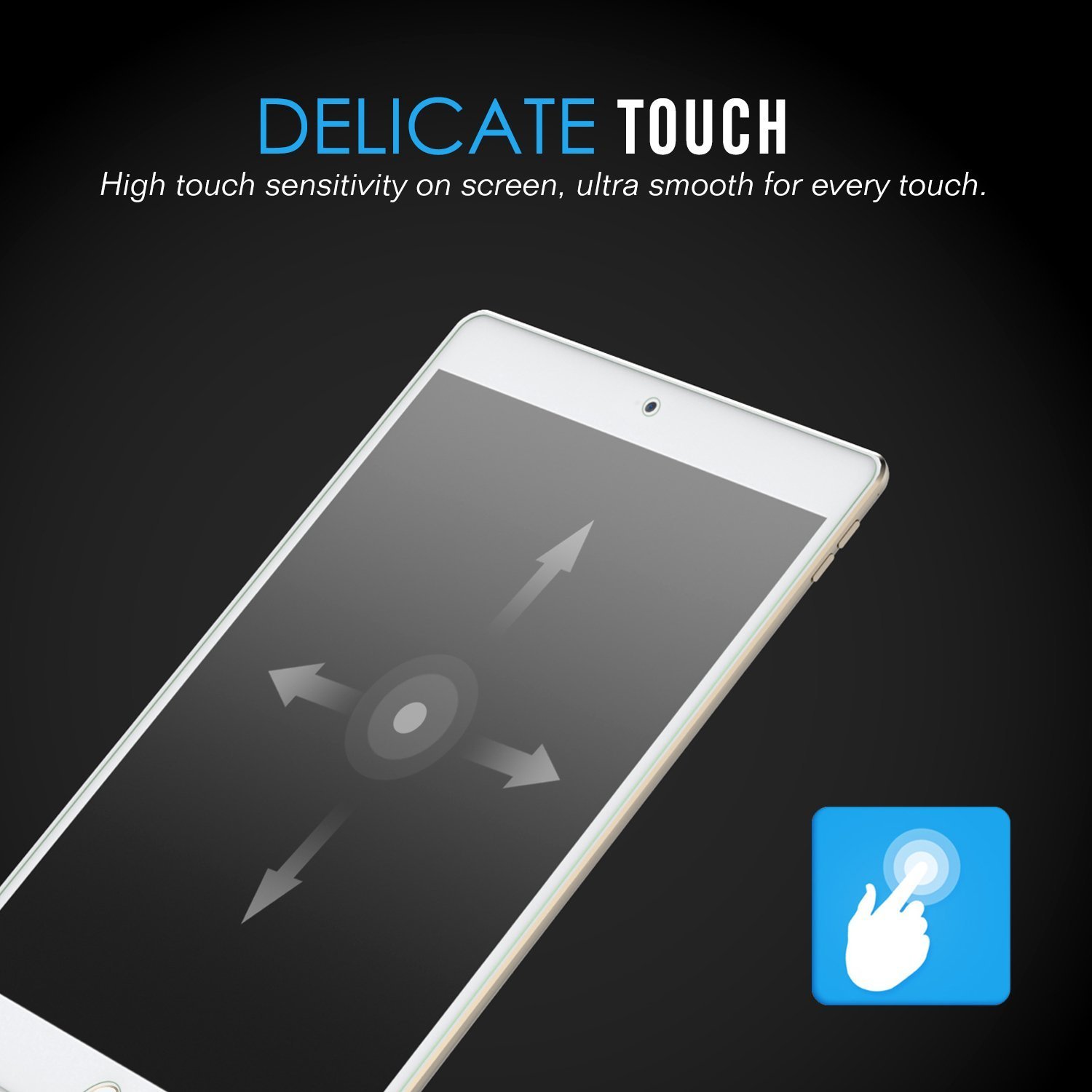 Tempered Glass Screen Protector iPad 2018 (6th Gen), 2017, Pro 9.7"(2016)